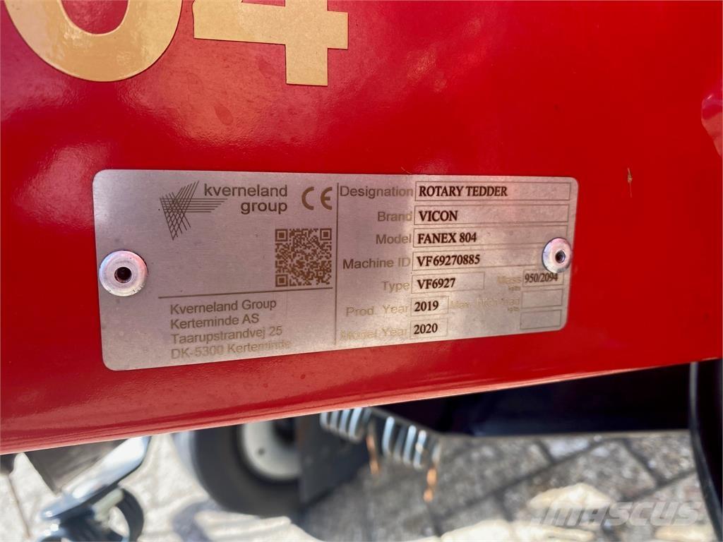 Vicon Fanex 804 Vändare och luftare