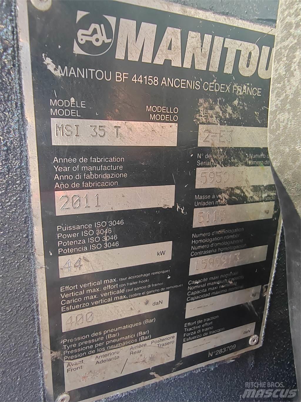 Manitou MSI35T Terrängtruck