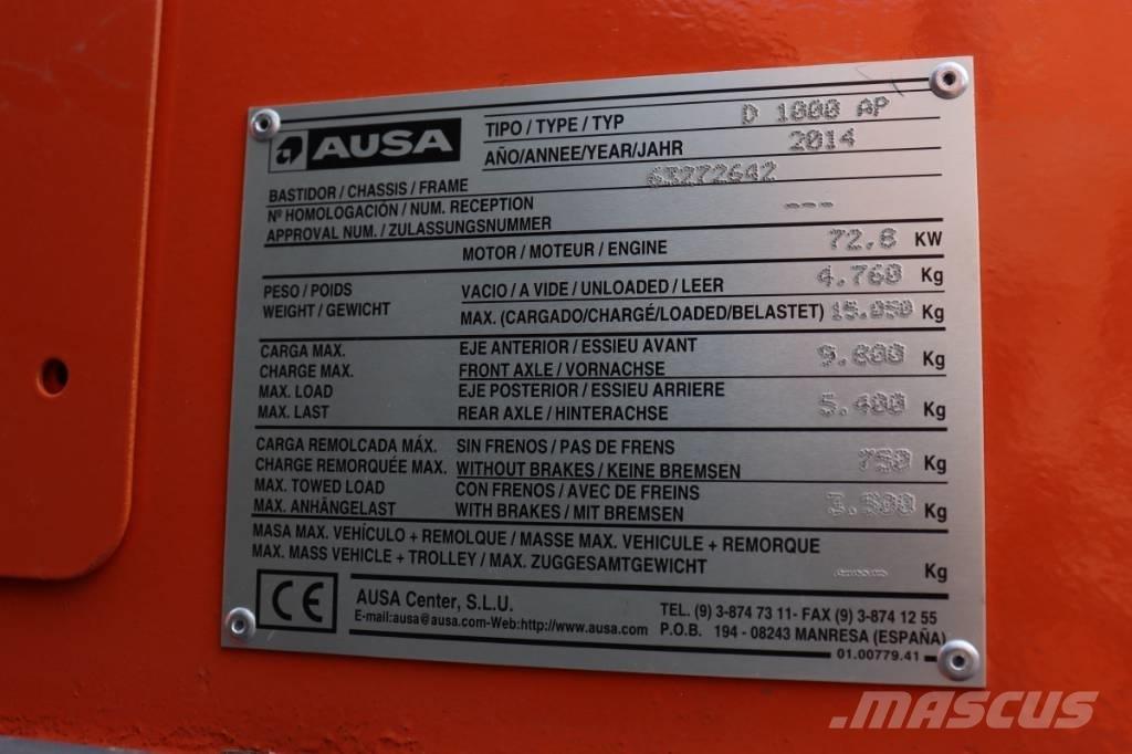 Ausa D 1000 AP Minidumprar