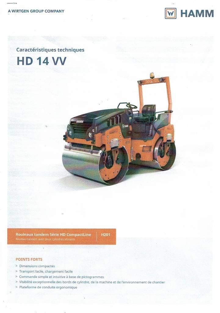 Hamm HD 14 VV Tvåvalsvältar
