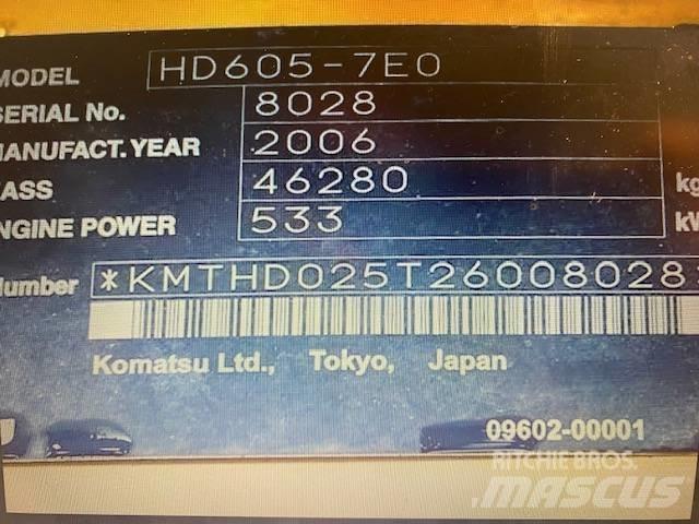 Komatsu HD 605-7 Gruvtruck