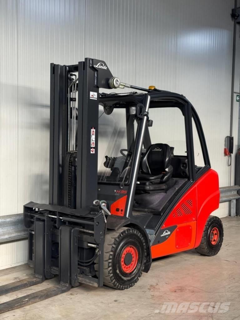 Linde H35-02 BJ Gasolmotviktstruckar