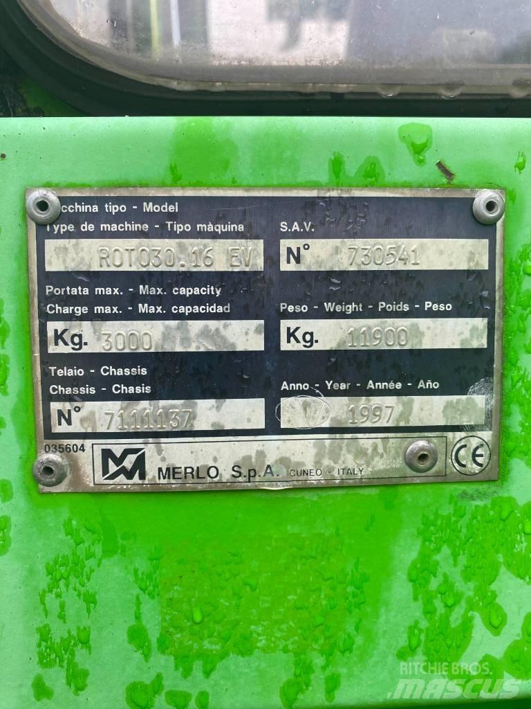 Merlo Roto 30.16 EV Teleskoplastare