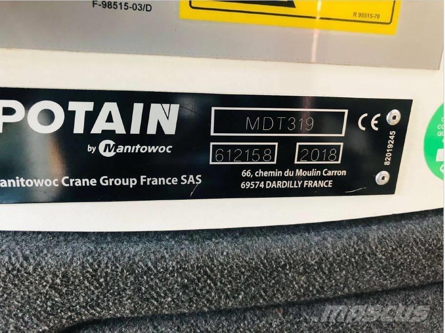 Potain MDT 319 Byggkranar