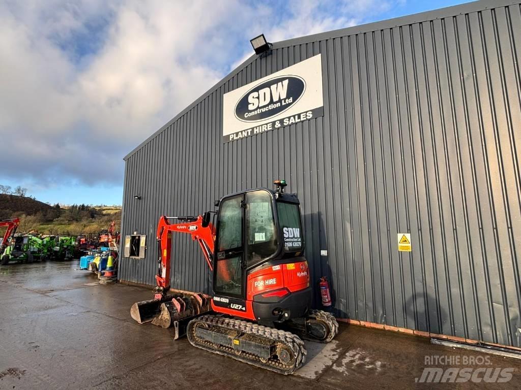 Kubota U 27-4 Minigrävare < 7t