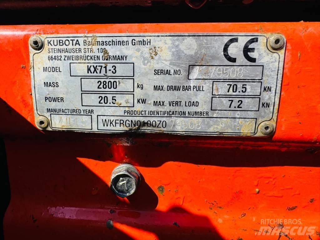 Kubota KX 71-3 Minigrävare < 7t