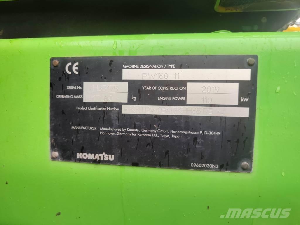 Komatsu PW 160-11 Hjulgrävare