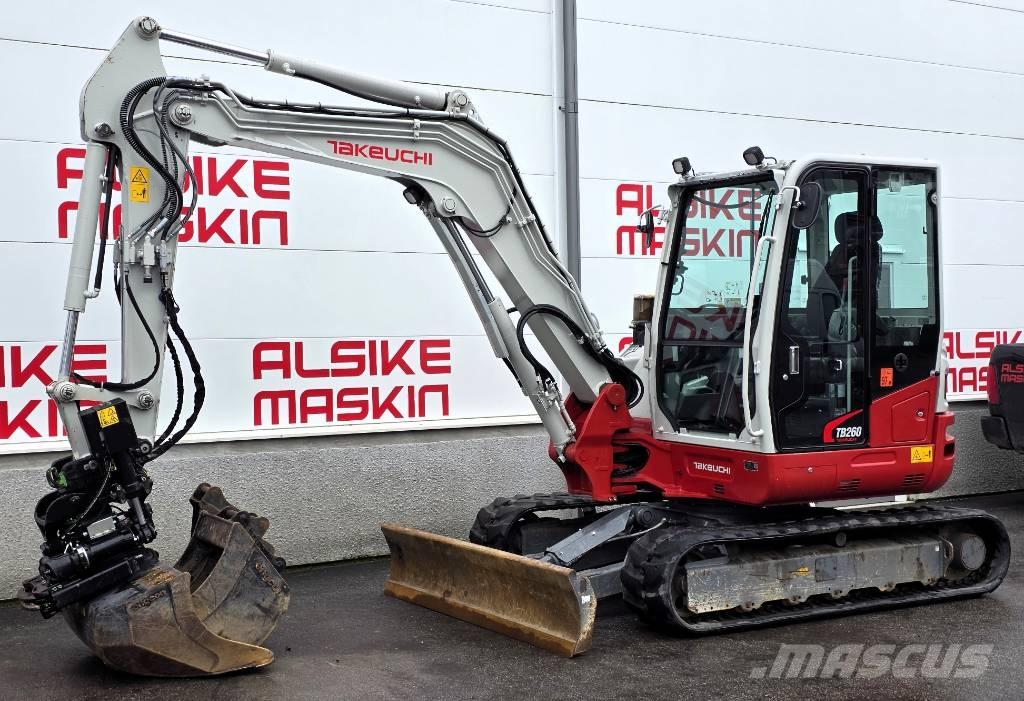 Takeuchi TB 260 Minigrävare < 7t