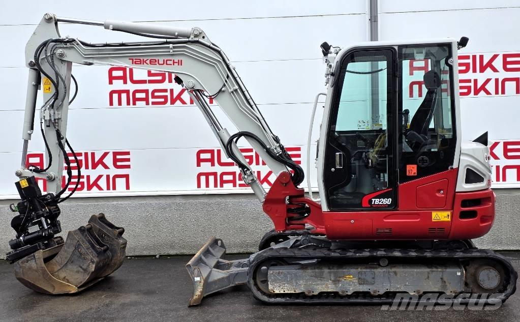 Takeuchi TB 260 Minigrävare < 7t