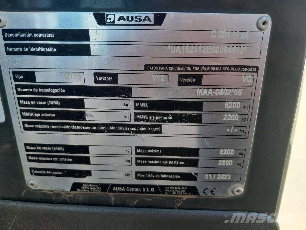 Ausa C 201 HX 4 Dieselmotviktstruckar