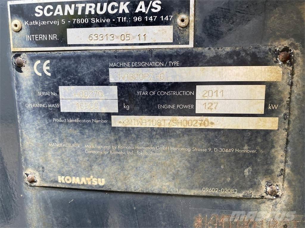 Komatsu WA320PZ-6 Hjullastare