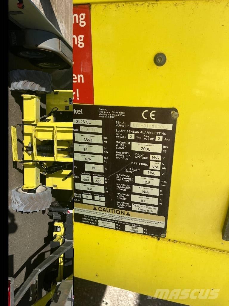 Snorkel SL 26 SL Saxliftar