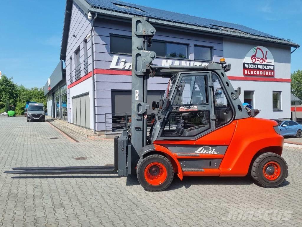 Linde H80T-01/900 Gasolmotviktstruckar