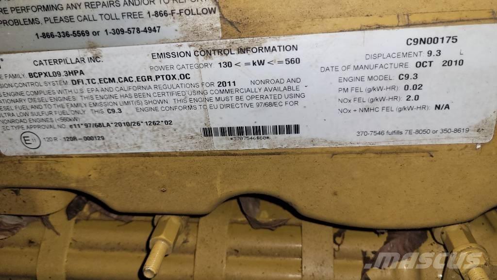 CAT C9.3 Entreprenad - Övrigt