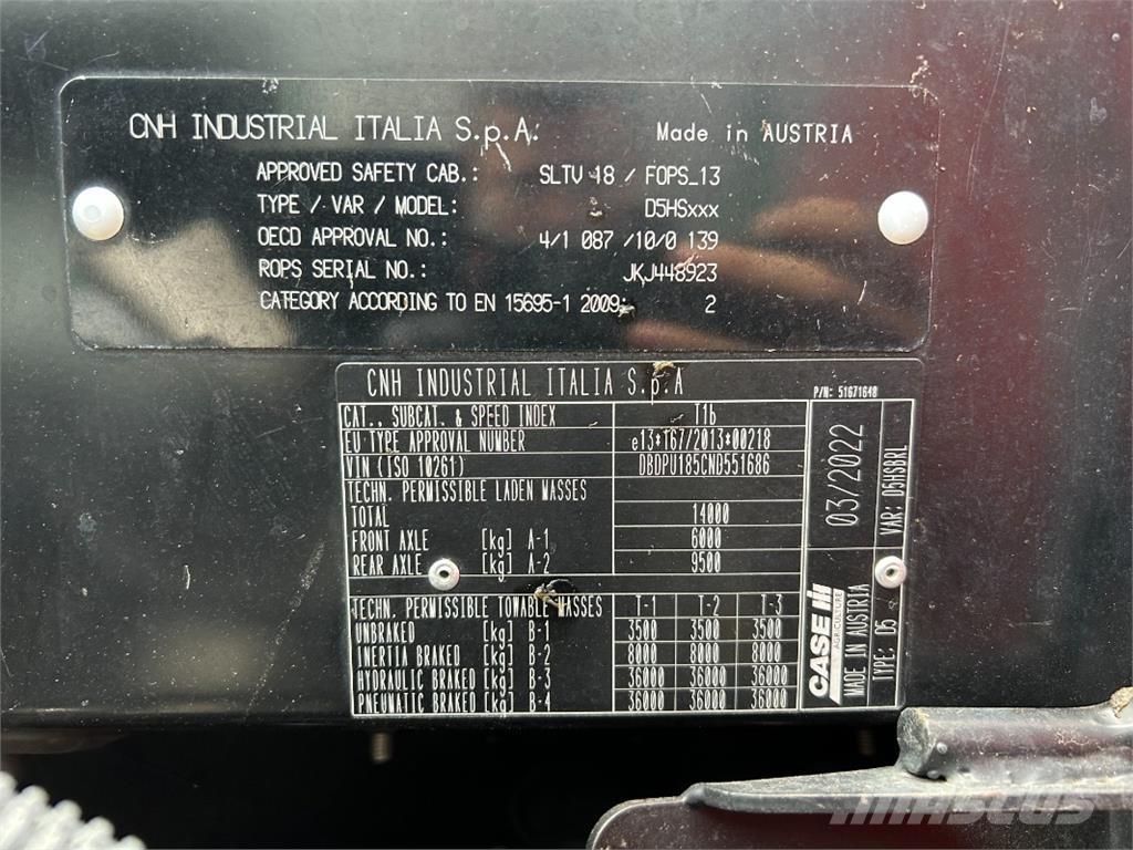 CASE Puma 185 CVX Traktorer