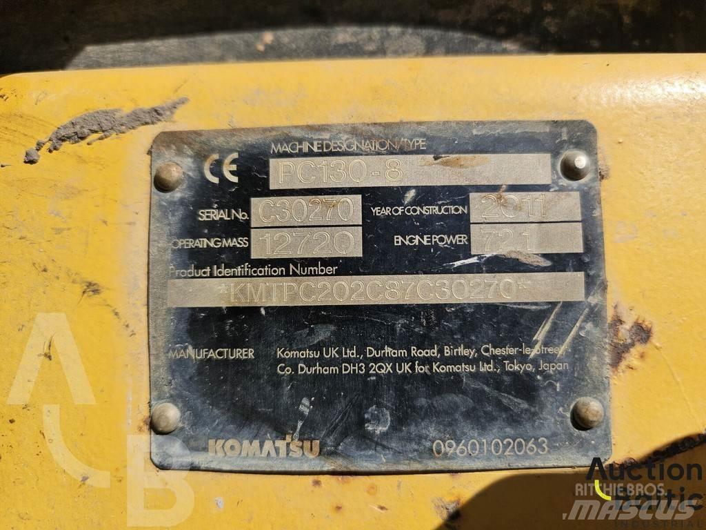 Komatsu PC130-8 Bandgrävare