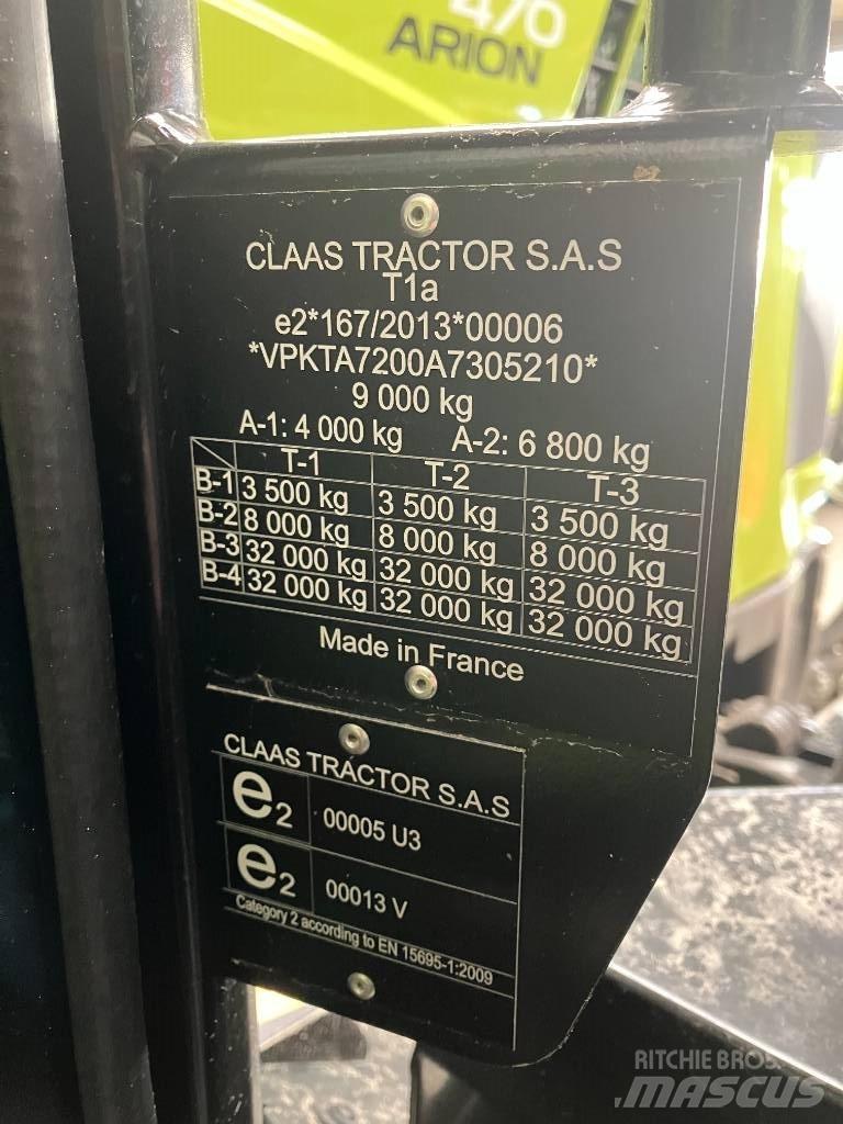 Claas Arion 470 Traktorer