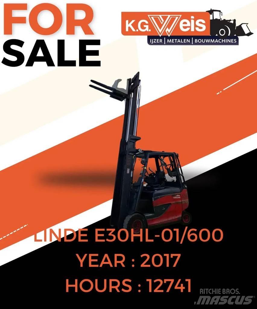 Linde E30HL01-600 Elmotviktstruckar