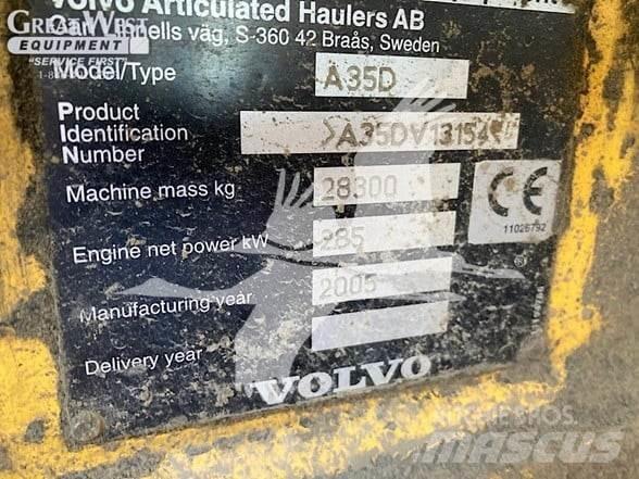 Volvo A35D Midjestyrd dumper