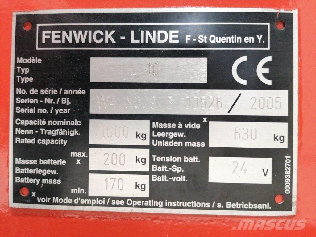 Linde L10 Staplare-led