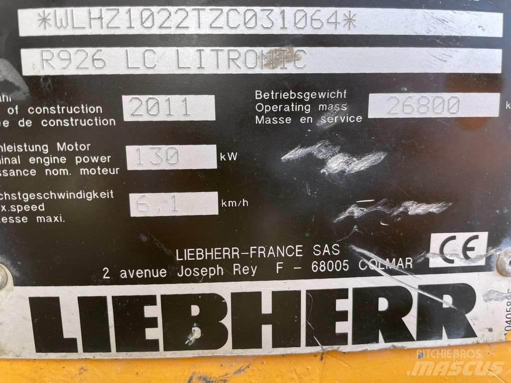 Liebherr R 926 LC Bandgrävare