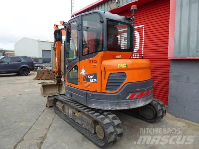 Doosan DX 63-3 Minigrävare < 7t