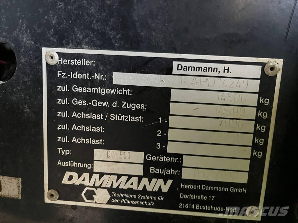 Dammann DT 500 Självgående sprutor