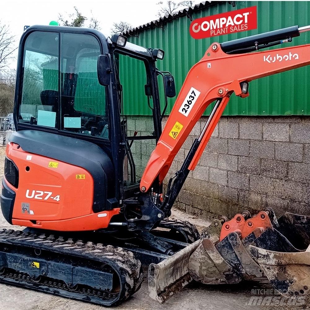 Kubota U 27-4 Minigrävare < 7t