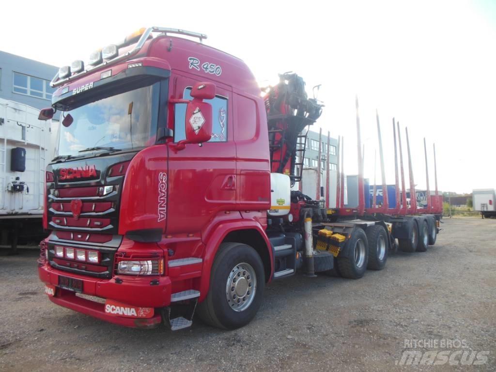 Scania R 450 Timmerbilar