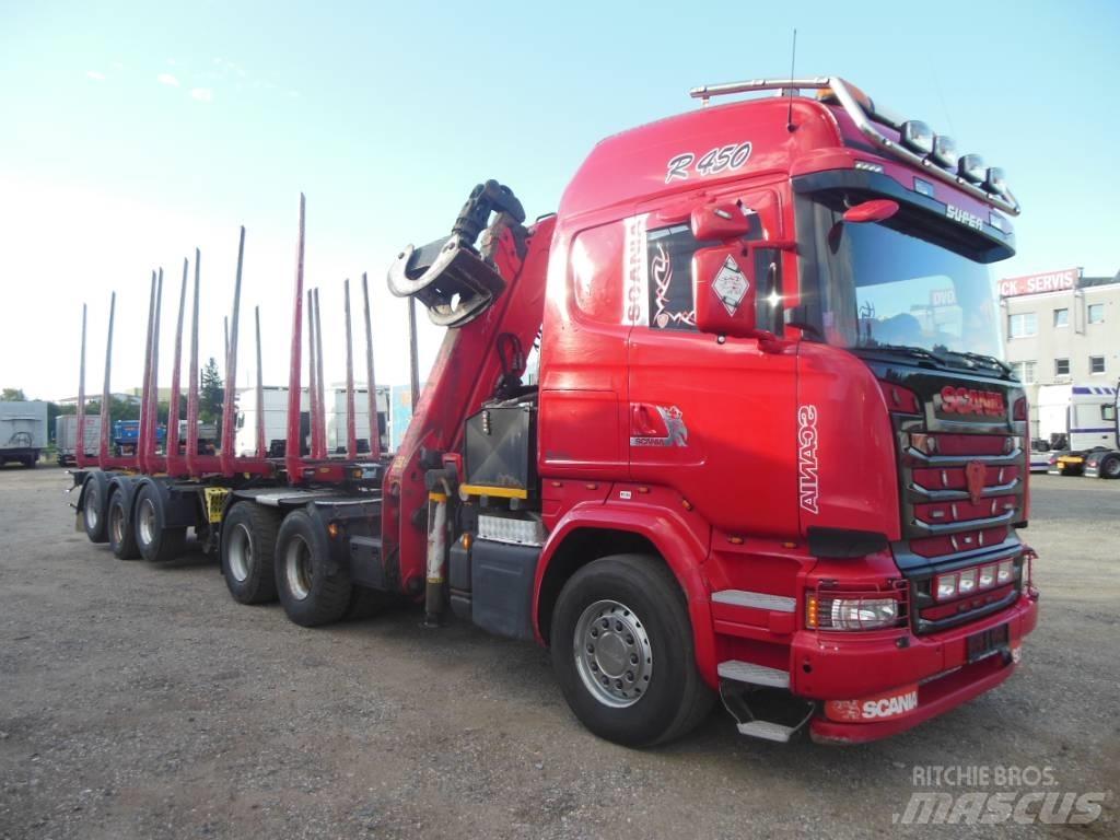Scania R 450 Timmerbilar