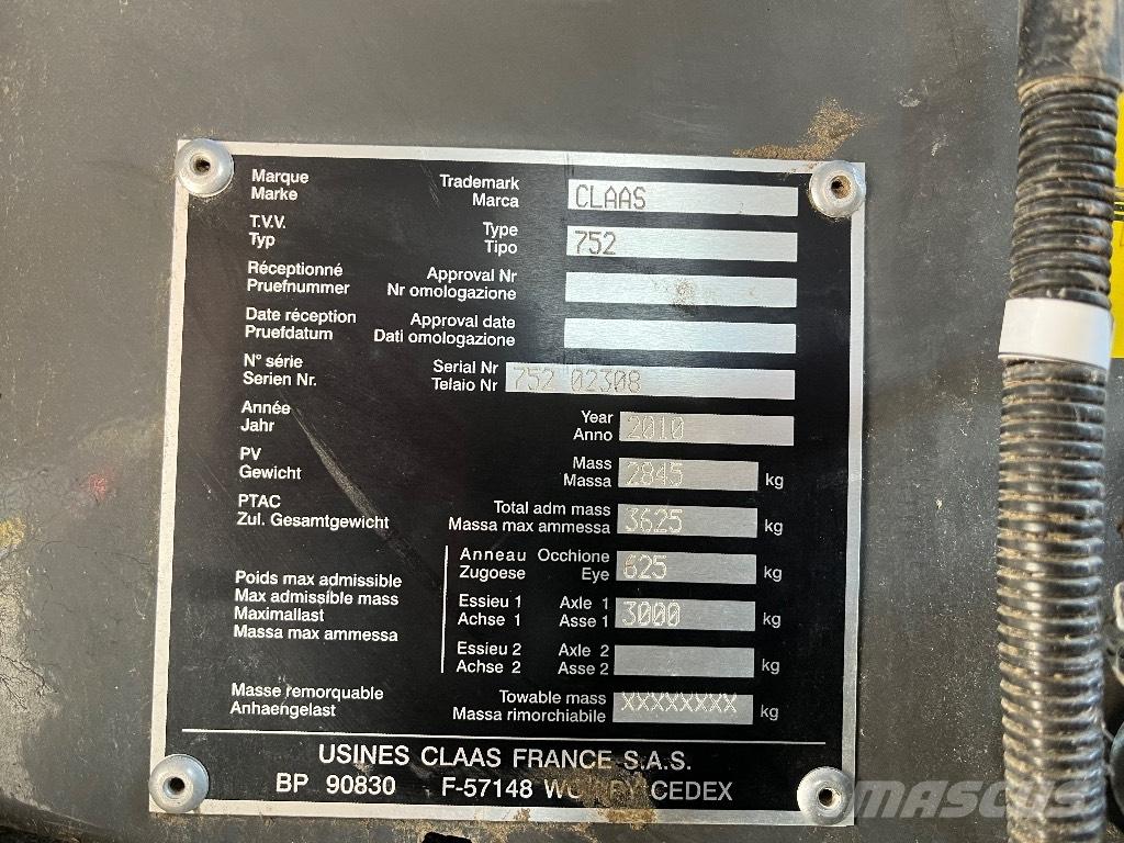 CLAAS Variant 380 Rundbalspressar