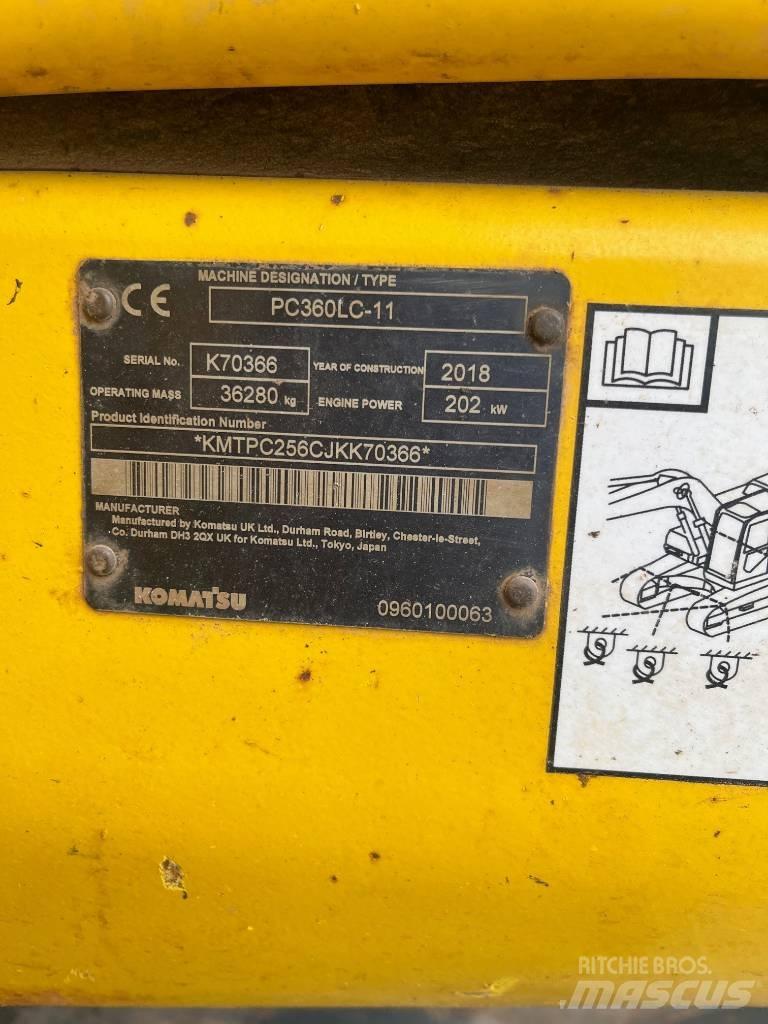 Komatsu PC360LC-11 Bandgrävare