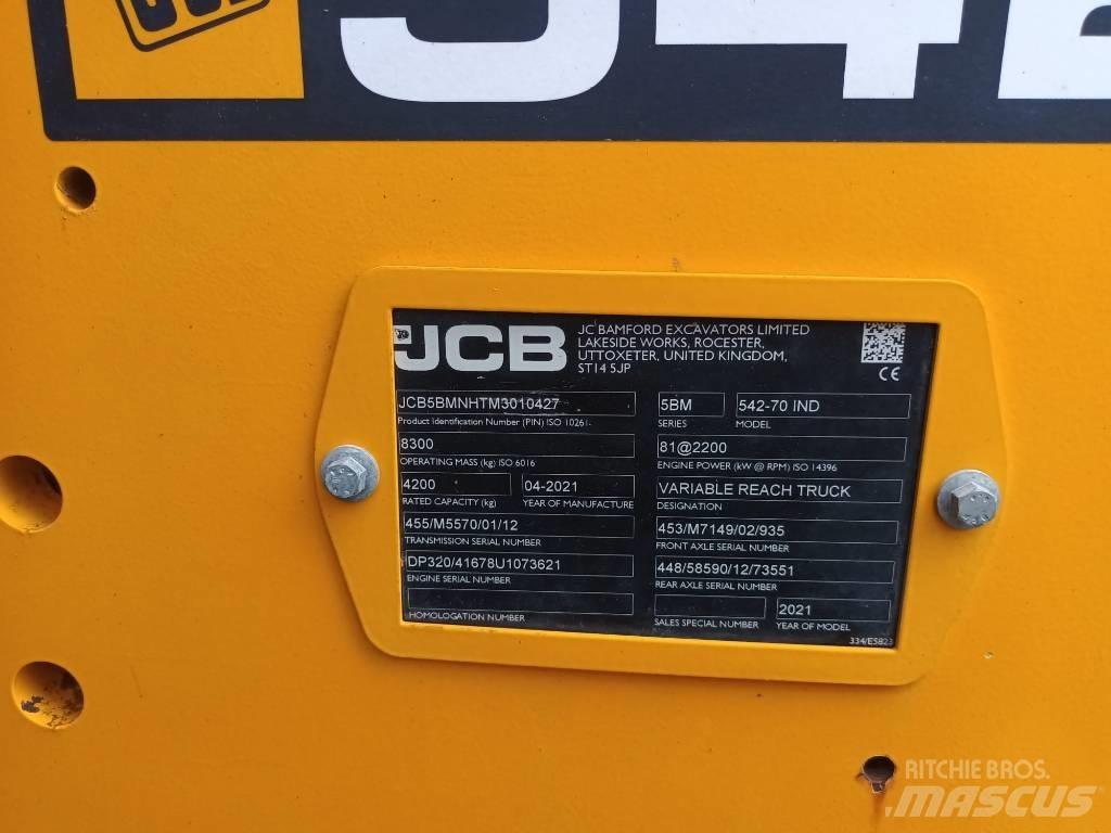 JCB 542-70 IND Teleskopiska hjullastare