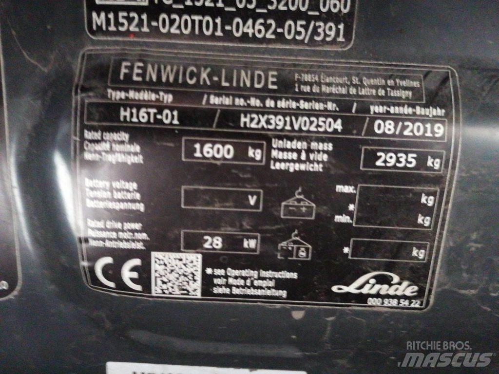 Linde H16T-01 Gasolmotviktstruckar