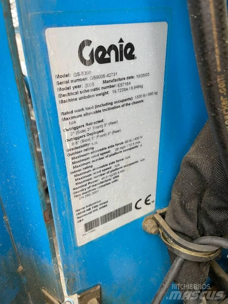 Genie GS 5390 RT Saxliftar