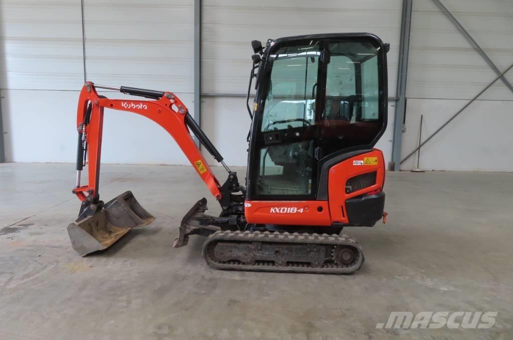 Kubota KX 018-4 Minigrävare < 7t
