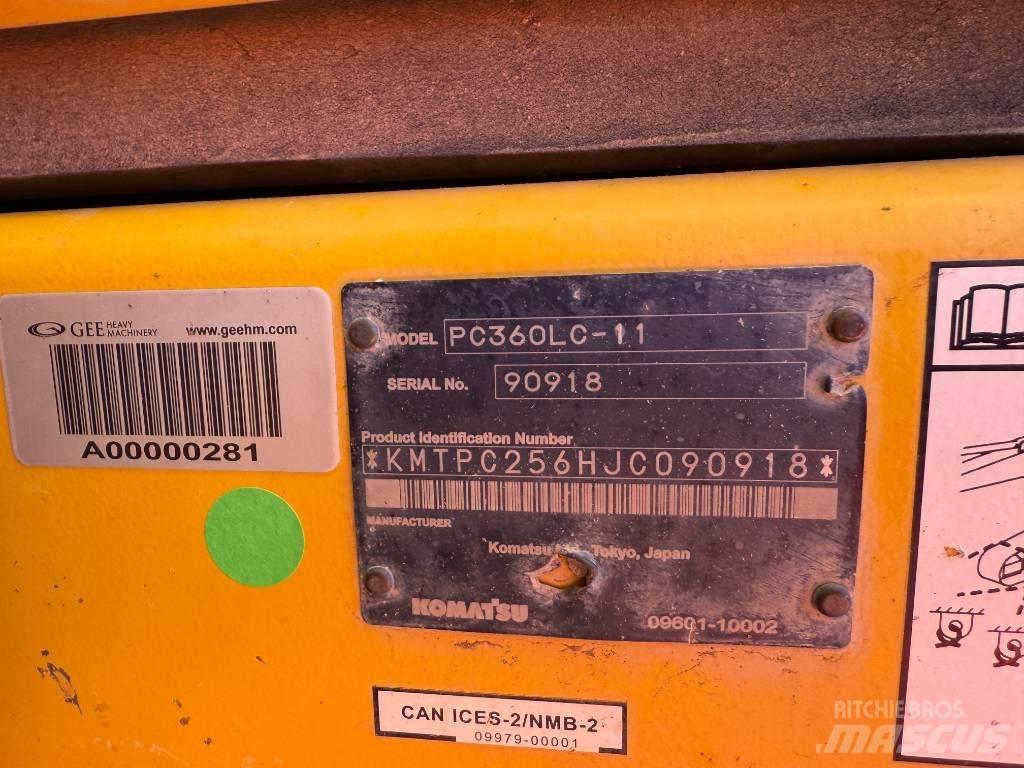 Komatsu PC360LC-11 Bandgrävare