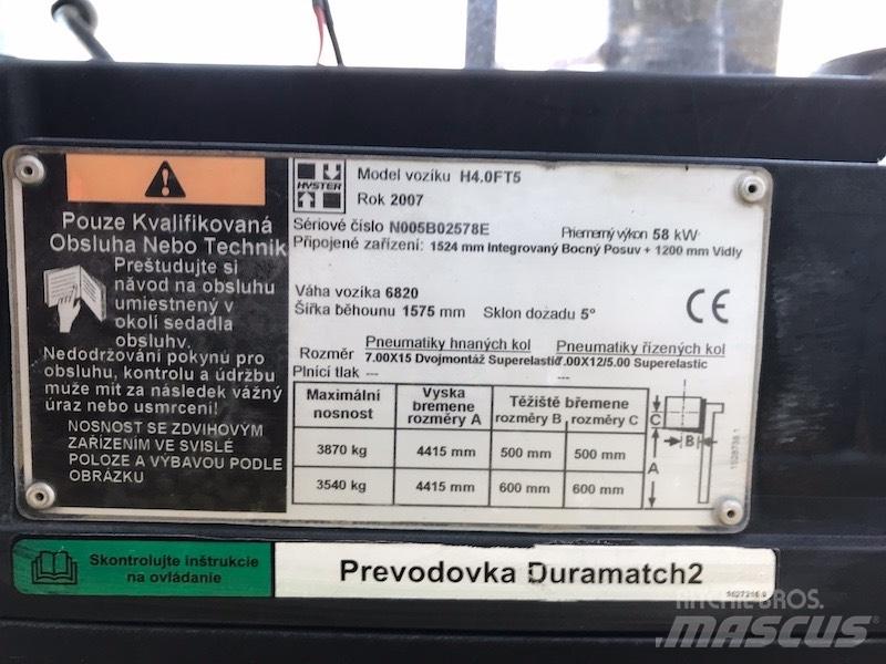 Hyster 4.0 FT5 Dieselmotviktstruckar