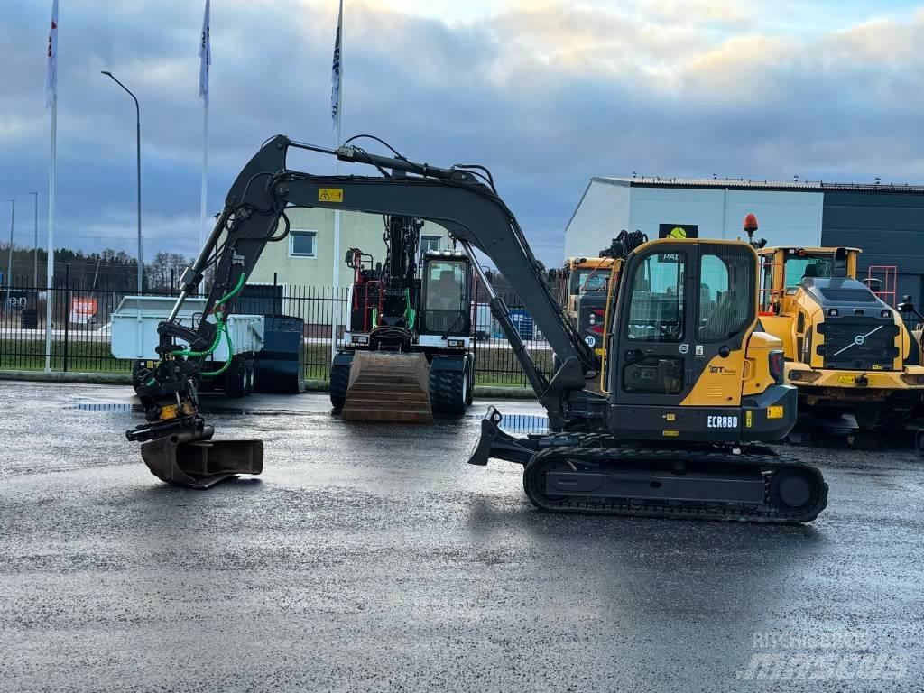 Volvo ECR 88 D Midigrävmaskiner 7t - 12t