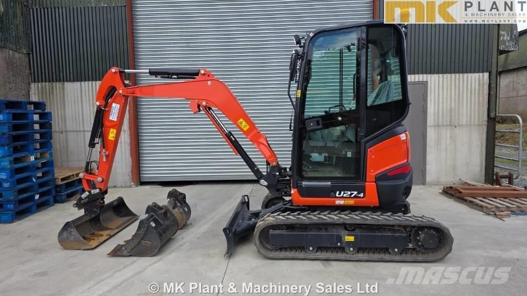 Kubota U 27-4 Minigrävare < 7t