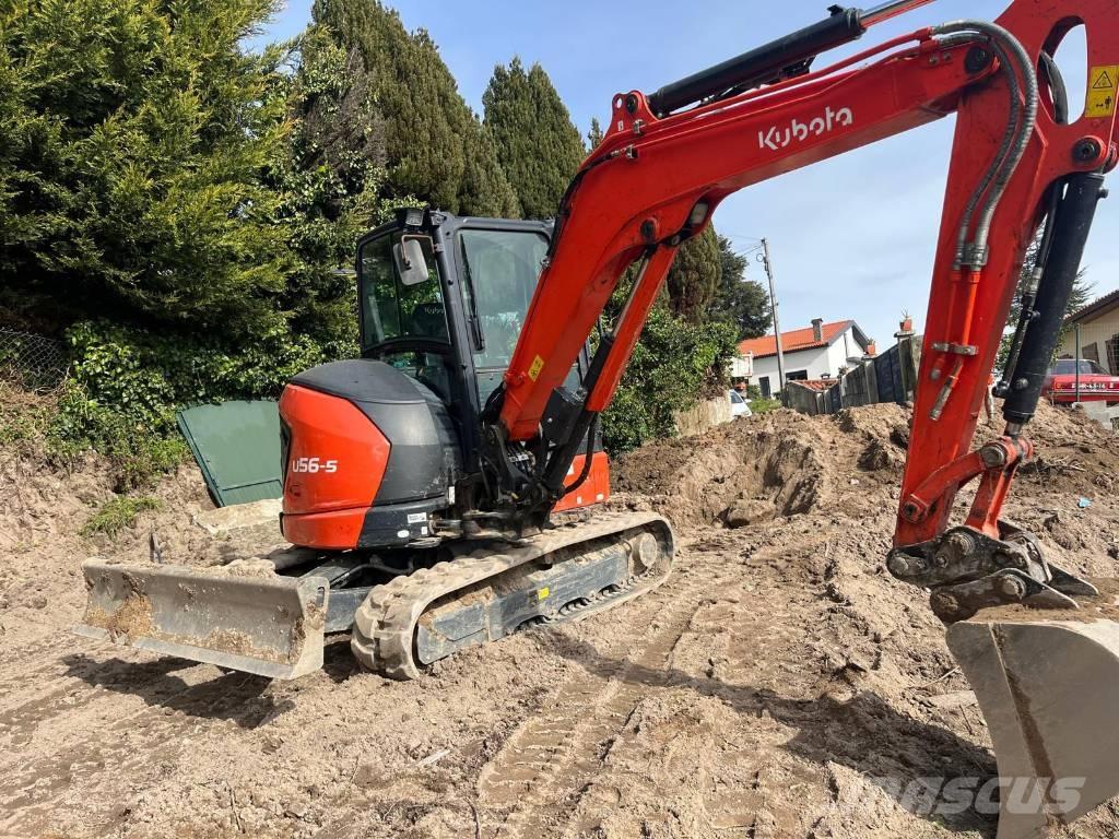 Kubota U 56-S Minigrävare < 7t