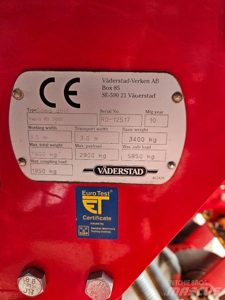 Väderstad Rapid300C Kombisåmaskiner