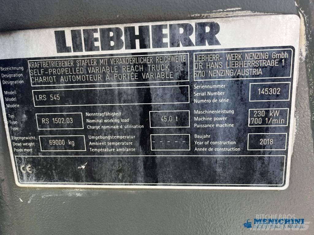 Liebherr LRS 545 Teleskopbomtruckar (Sträckstaplare)