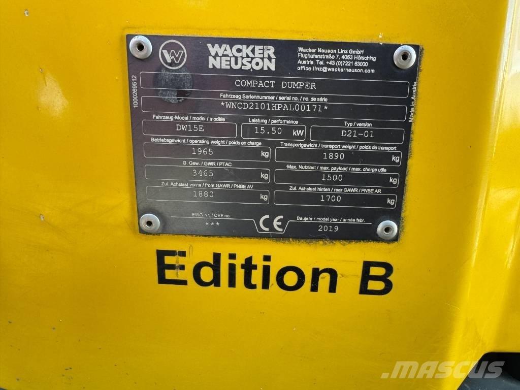 Wacker Neuson DW15e Minidumprar