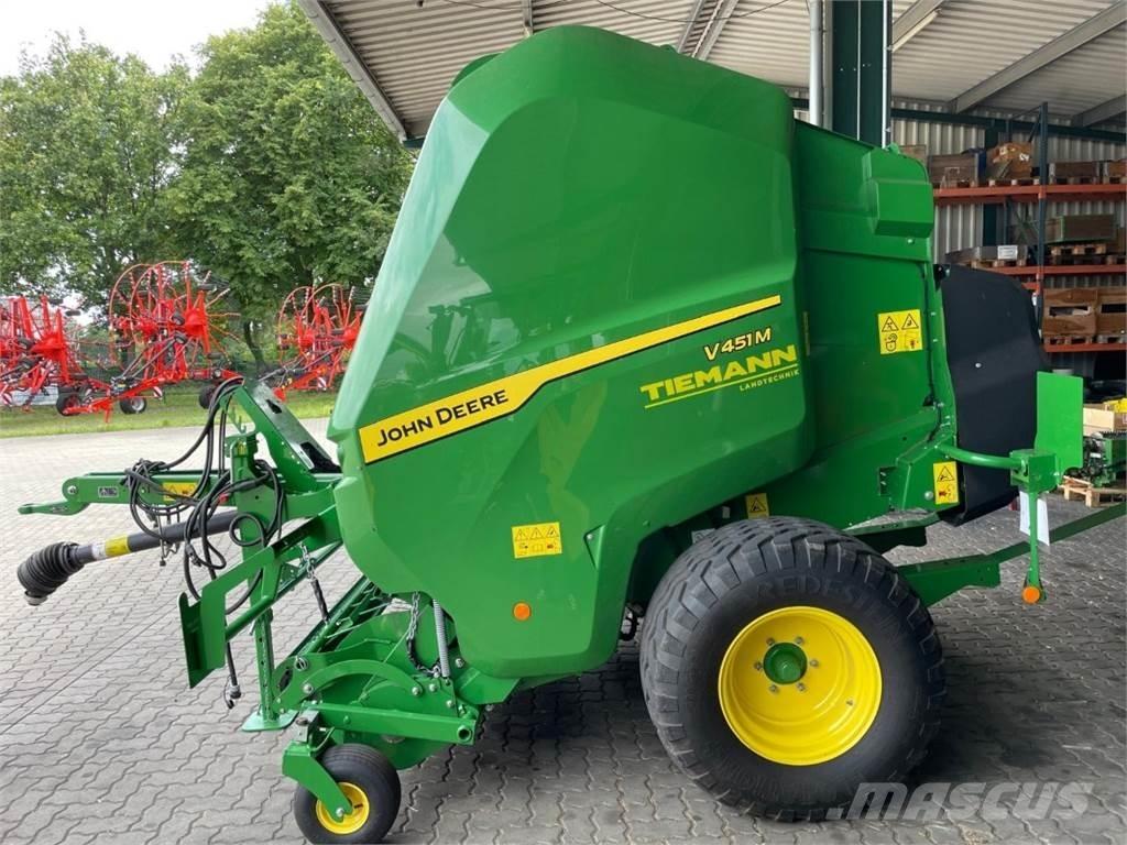 John Deere V451M Rundbalspressar