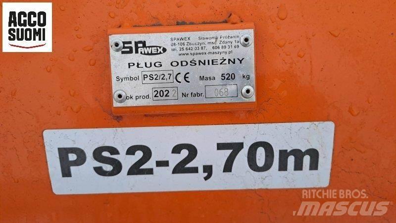PS ALUEAURA 2-2.70 Snöblad och plogar