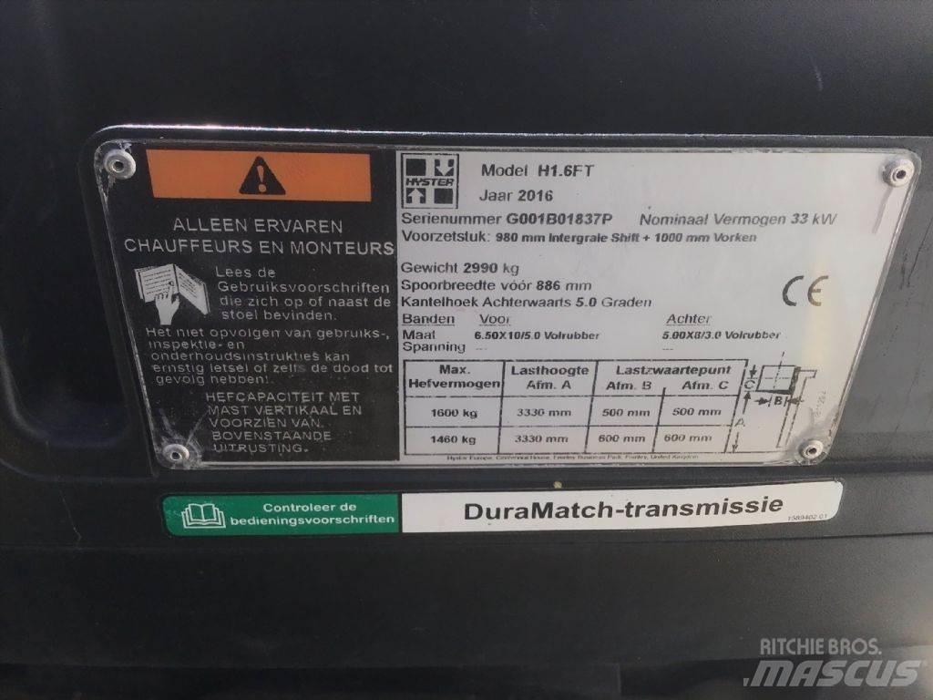 Hyster H 1.6 FT Gasolmotviktstruckar