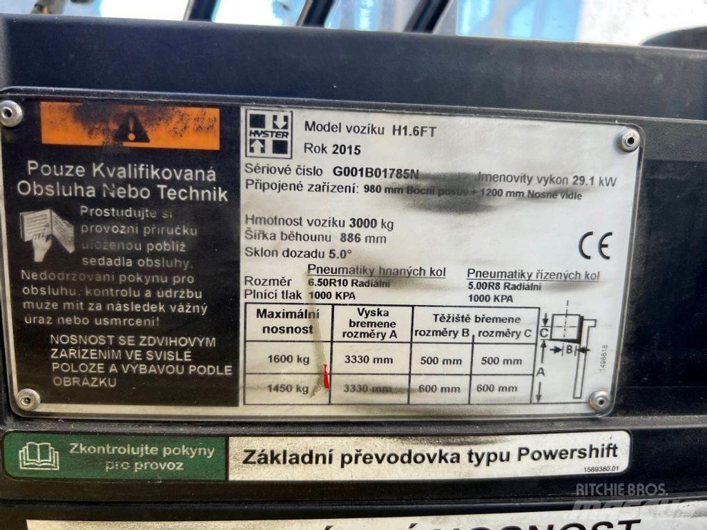 Hyster H 1.6 FT Dieselmotviktstruckar