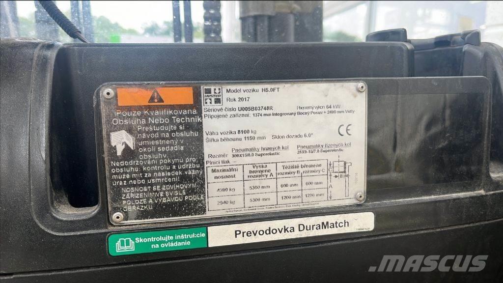 Hyster H 5.0 FT Gasolmotviktstruckar