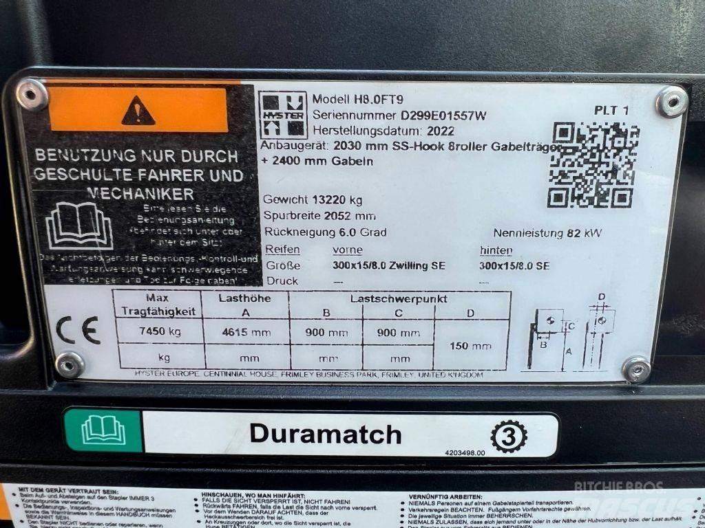 Hyster H 8.0 FT9 Dieselmotviktstruckar